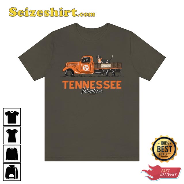 Tennessee Volunteers Football Smokey Dog Knoxville Vols Nation Unisex Tee Shirt Tennessee Volunteers Football Smokey Dog Knoxville Vols Nation Unisex Tee Shirt