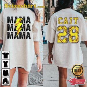 Softball Mom Softball Sports Season Game Day T-Shirt