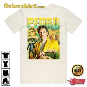 Pedro Pascal Movie Icon Vintage 90s Actor Gift Unisex Tee3.jpg