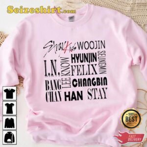 Members Collage Signature Stray Kids T-Shirt 4 Members Collage Signature Stray Kids T Shirt2.jpg