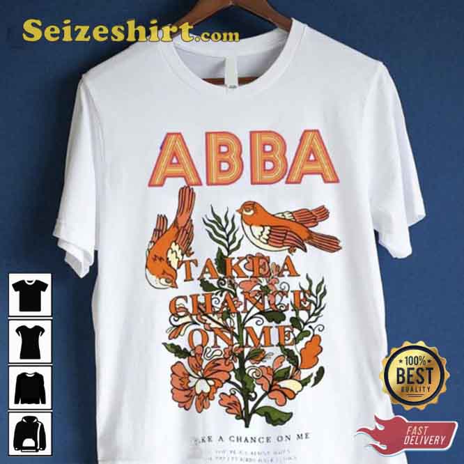 Vintage ABBA Take A Chance On Me Shirt Vintage ABBA Take A Chance On Me Shirt