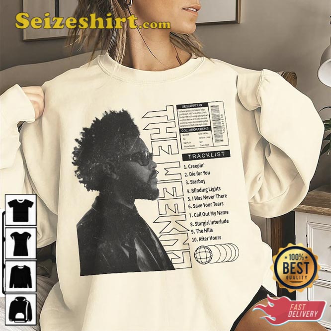 The Weeknd Tracklist Song Vintage Unisex Shirt The Weeknd Tracklist Song Vintage Unisex Shirt