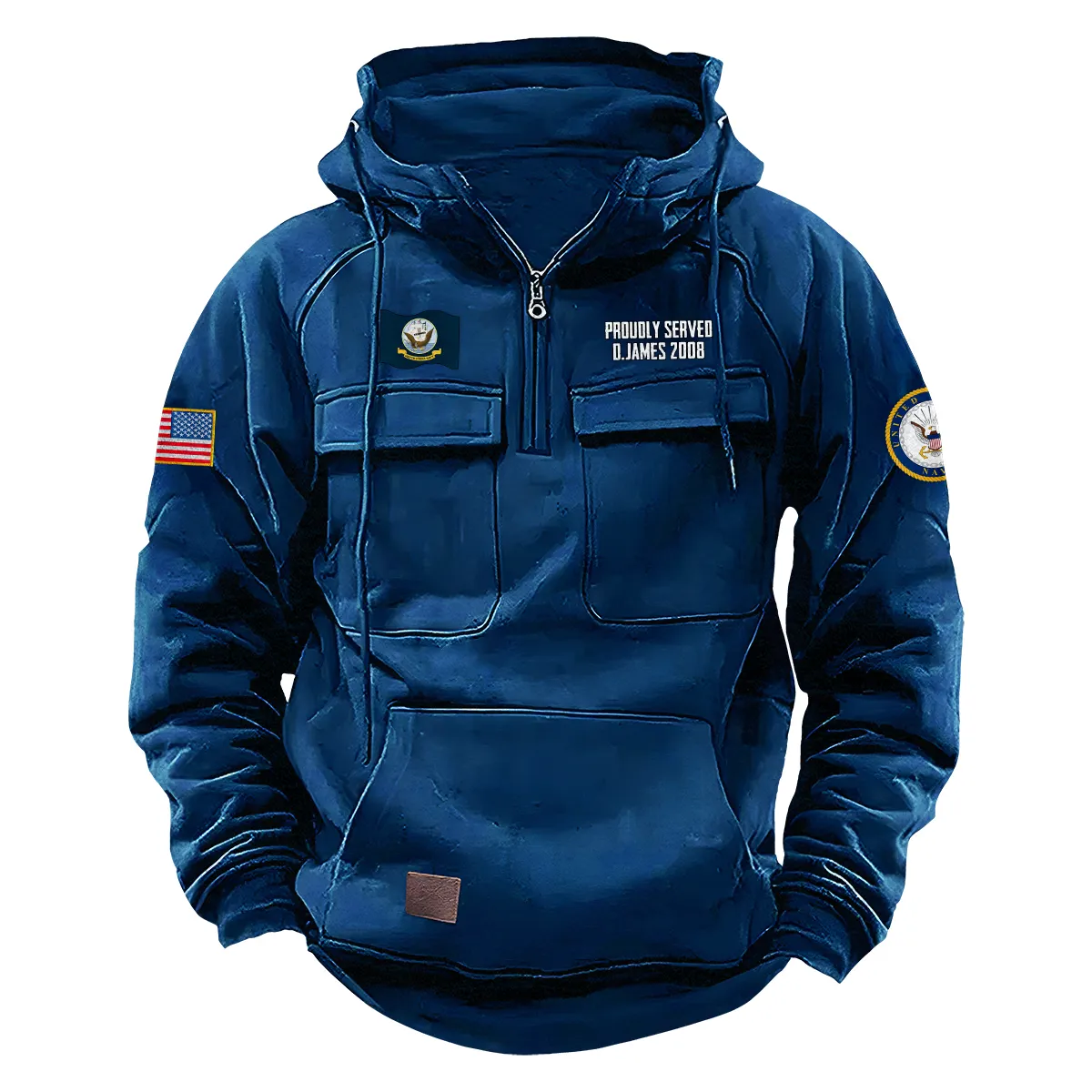 Brave Spirit Inspired Custom U.S. Navy Tactical Quarter Zip Hoodie Proud Veteran Edition for U.S. Navy Veterans Dark Blue Brave Spirit Inspired Custom U.S. Navy Tactical Quarter Zip Hoodie Proud Veteran Edition for U.S. Navy Veterans Dark Blue