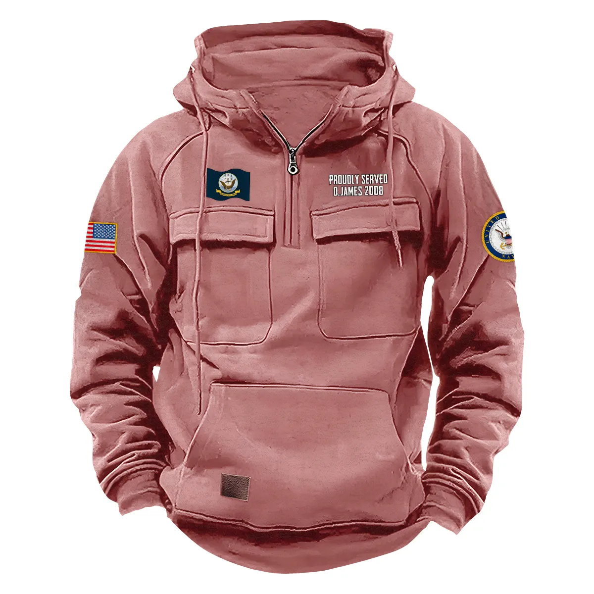 Proud U.S. Navy Veterans Personalized U.S. Navy Tactical Quarter Zip Hoodie Proud Veteran Edition Brave Tribute Edition Pink Proud U.S. Navy Veterans Personalized U.S. Navy Tactical Quarter Zip Hoodie Proud Veteran Edition Brave Tribute Edition Pink
