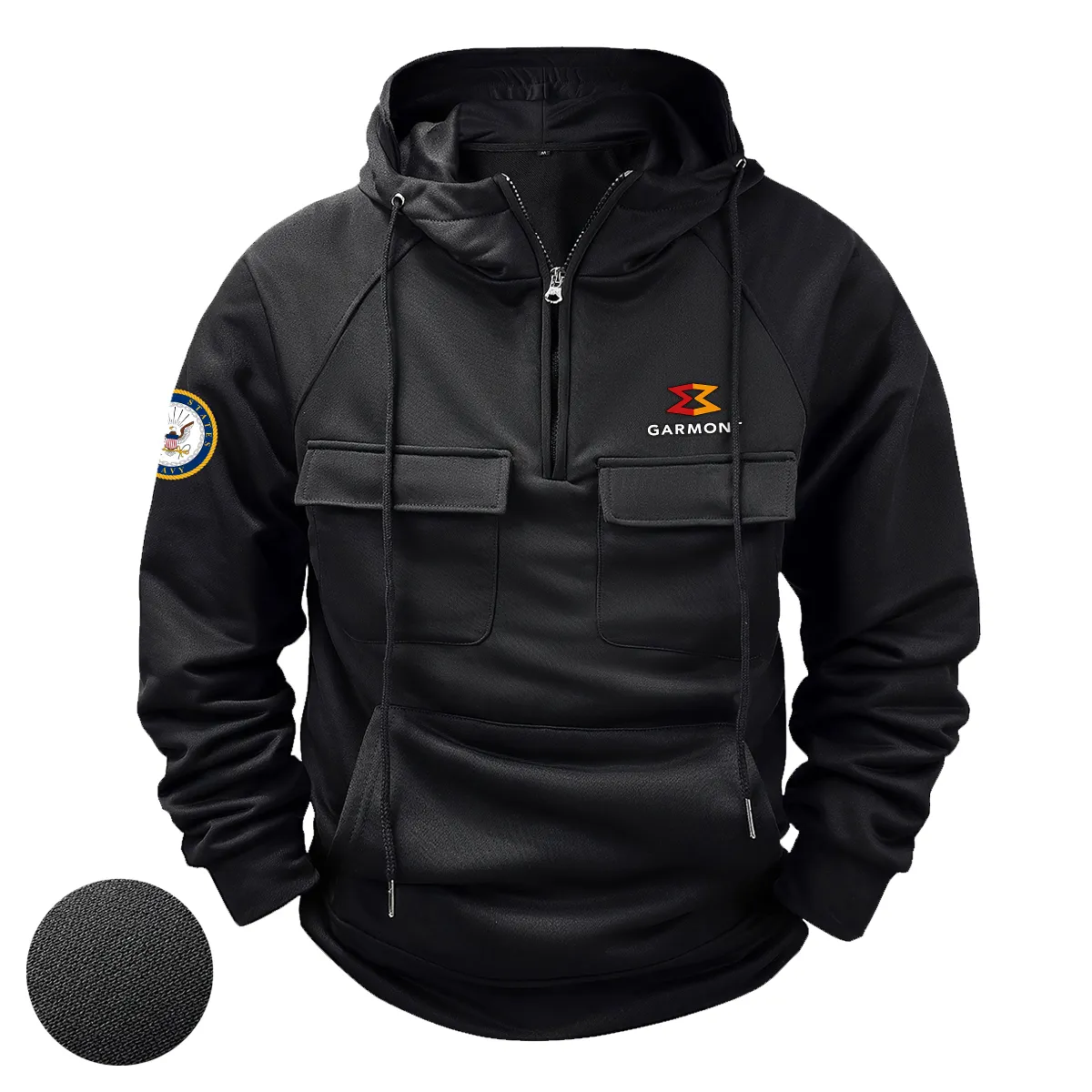 Gallant Legacy Edition Personalized Garmont x U.S. Military Branch Tactical Quarter Zip Hoodie for Military Veterans Black Gallant Legacy Edition Personalized Garmont x U.S. Military Branch Tactical Quarter Zip Hoodie for Military Veterans Black