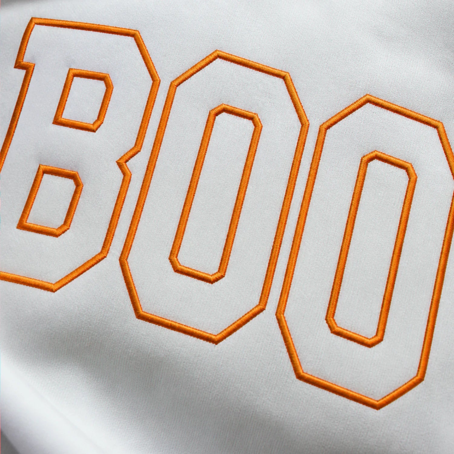 Embroidered Comfort Colors® Spooky Boo Halloween Sweatshirt – Varsity Boo Pullover Embroidered Comfort Colors® Spooky Boo Halloween Sweatshirt – Varsity Boo Pullover