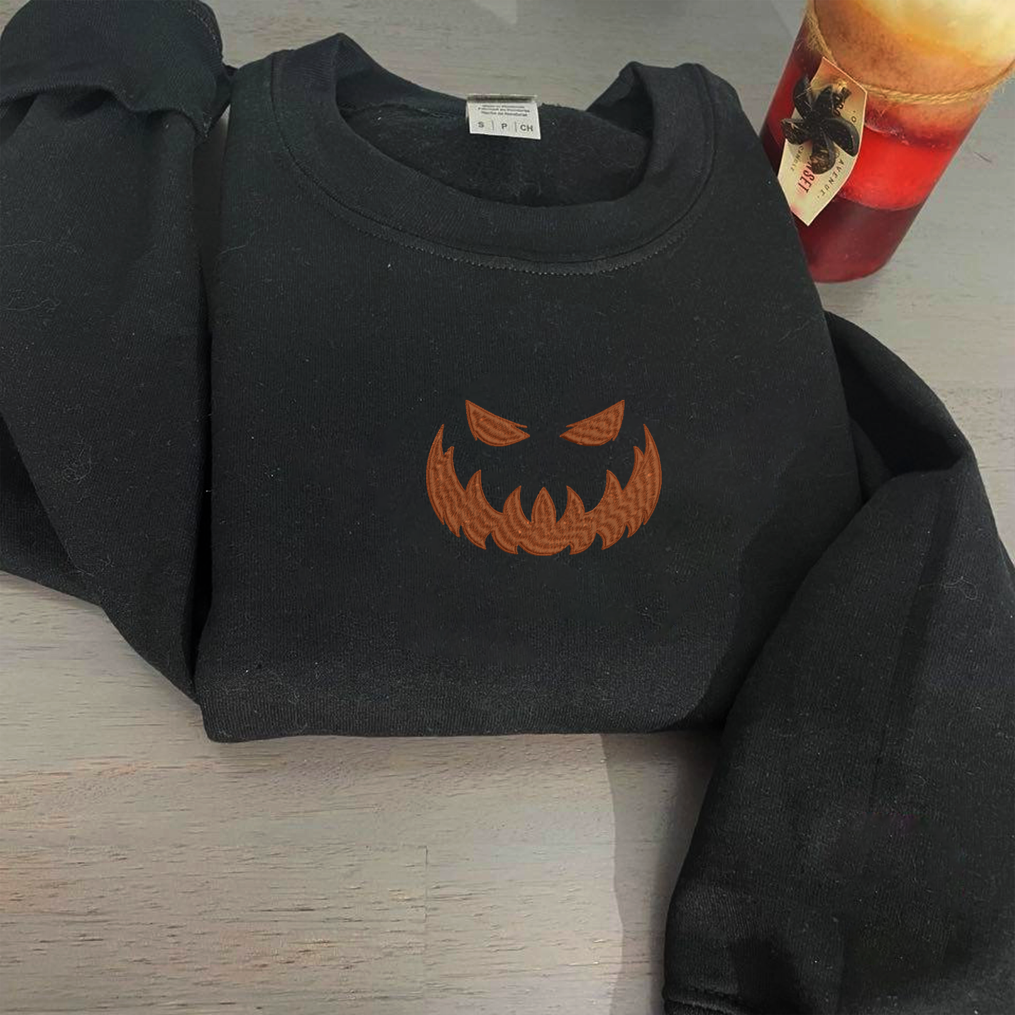 Jack O’Lantern Halloween Scary Sweatshirt, Hoodie Embroidered Jack O’Lantern Halloween Scary Sweatshirt, Hoodie Embroidered