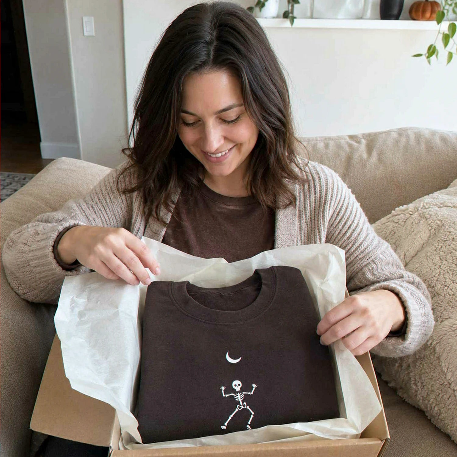 Dancing Skeleton Crewneck, Embroidered Halloween Sweatshirt, Hoodie Dancing Skeleton Crewneck, Embroidered Halloween Sweatshirt, Hoodie