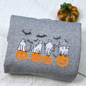 Embroidered Halloween Crewneck with Pumpkin, Bats, Cats Ghost Sweatshirt, Hoodie 5 halloween sweatshirt 3 3647f46c 1427 4821 a44b 9eb1a1846b12.jpg