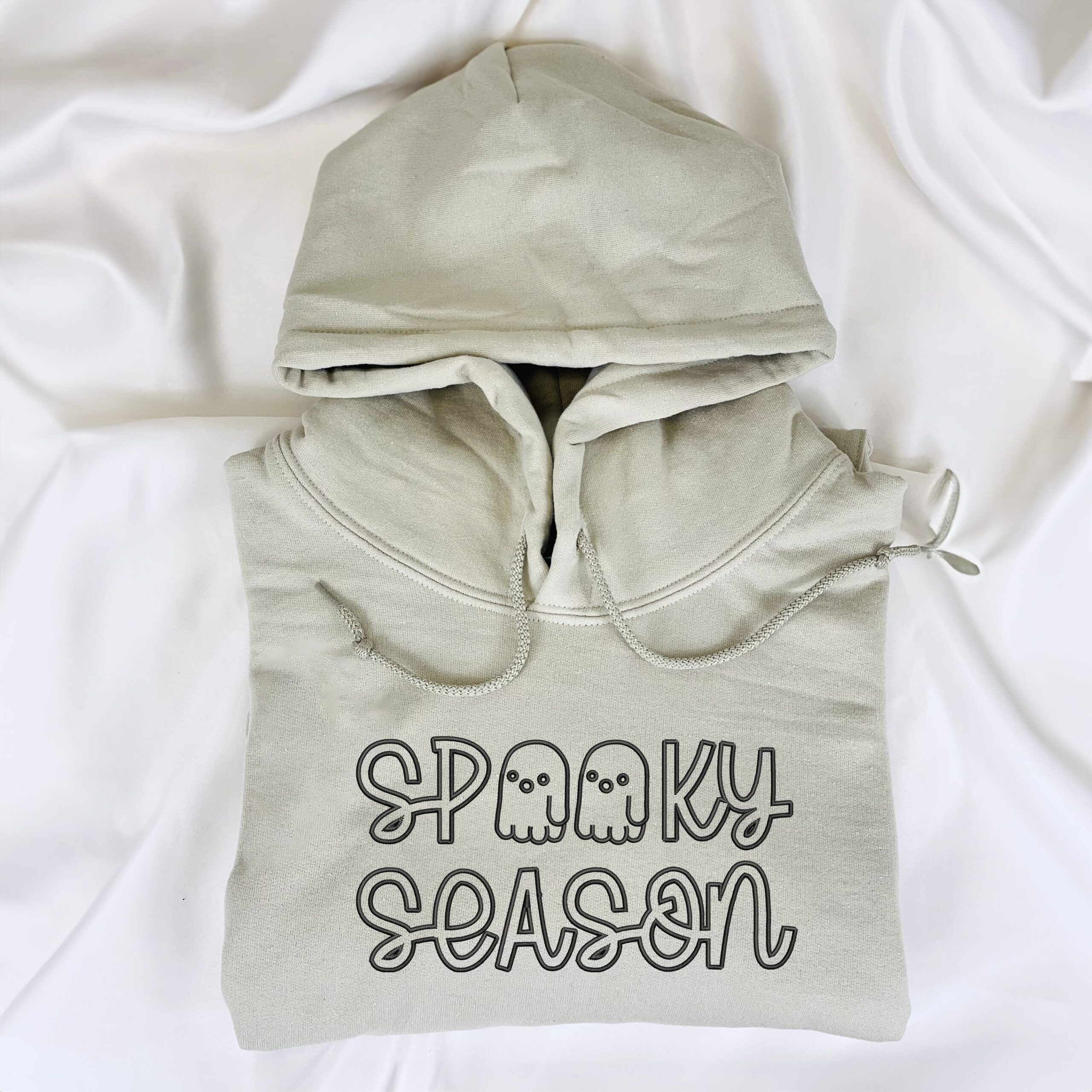 Spooky Season Crewneck Embroidered Halloween Sweatshirt, Hoodie Spooky Season Crewneck Embroidered Halloween Sweatshirt, Hoodie