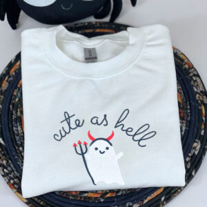 Cute Halloween Sweatshirts, Cute As Hell Embroidered Hoodie 2 halloween sweatshirt 1 3c262951 a717 4a1f 978a 6a50f8bf7d65.jpg
