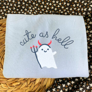 Cute Halloween Sweatshirts, Cute As Hell Embroidered Hoodie 3 halloween sweatshirt 2 8d632bee e397 46eb a480 81171c535b89.jpg