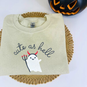 Cute Halloween Sweatshirts, Cute As Hell Embroidered Hoodie 4 halloween sweatshirt 3 1b518de4 3f6b 491f 80d4 e01720cf35c8.jpg
