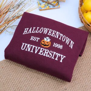 Maroon Hallowen Town Sweatshirt.jpg
