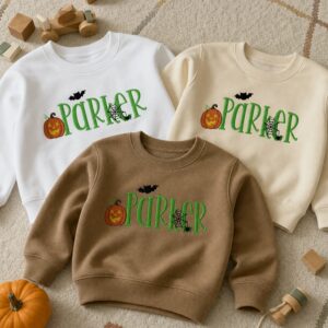Personalized Halloween Sweatshirt for Toddler - Embroidered Name with Pumpkin Patch Pullover, Fall Season Gift 4 personalized toddler halloween pumpkin name sweater exec 9462d4dd 85c4 4c3e b892 05d357cfd612 embroly.jpg