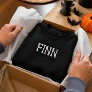 Personalized Halloween Kid Sweatshirt for School - Custom Embroidered Skeleton Name Sweater 5 personalized skeleton kid name sweatshirt exec e094d882 8b72 4318 8ad7 f435787f2af5 embroly.jpg