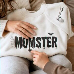 Momster and Dadcula Sweatshirt, Personalized Embroidered with Kids Name Halloween Gift 1 momster dadcula sweatshirt 5 embroidered embroly.jpg