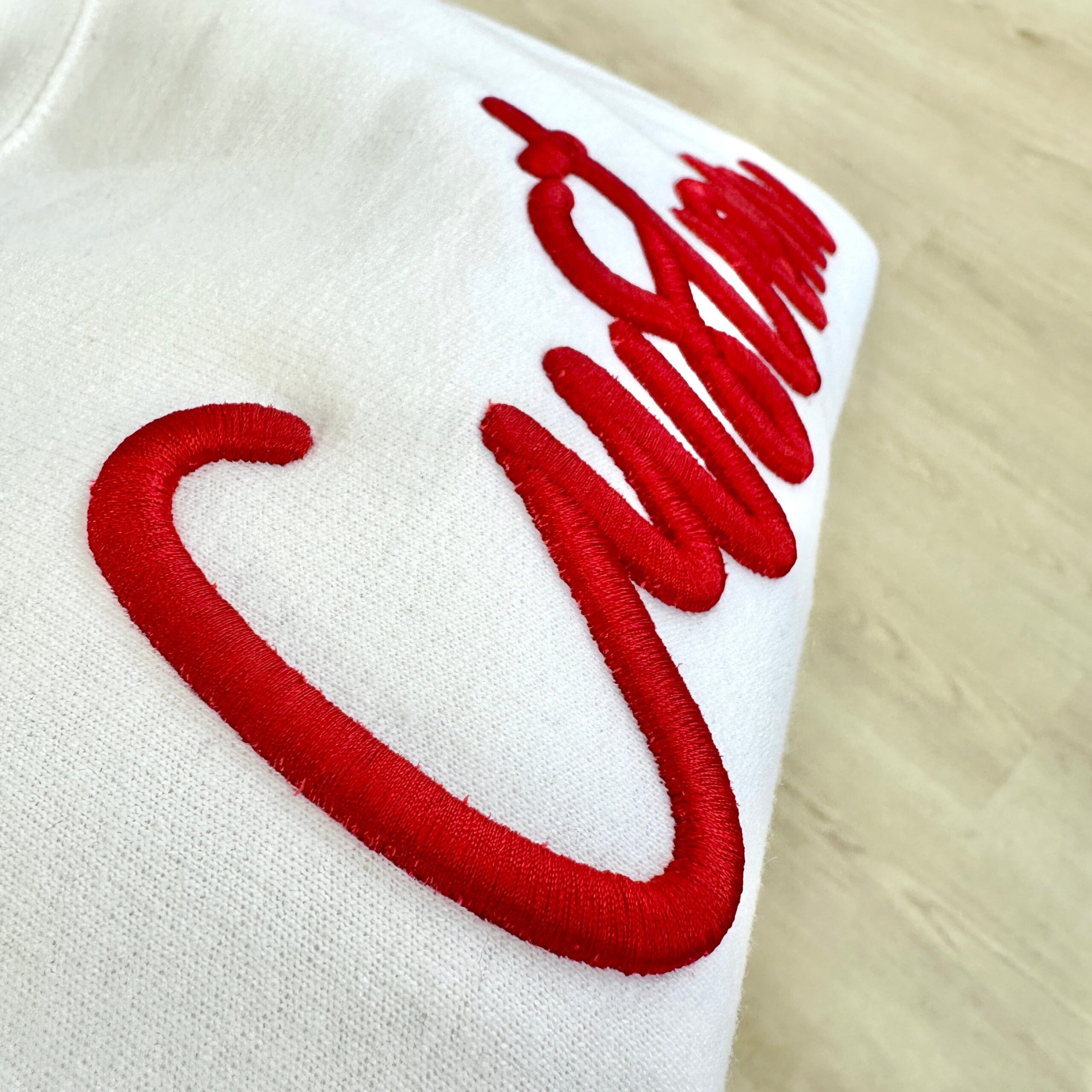 Custom 3D Puff Embroidered Sweatshirt Custom 3D Puff Embroidered Sweatshirt