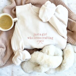 Custom Just a Girl Who... Embroidered Sweatshirt 4 5 626f855e ec76 4ed5 8ea4 3b937c633929.jpg