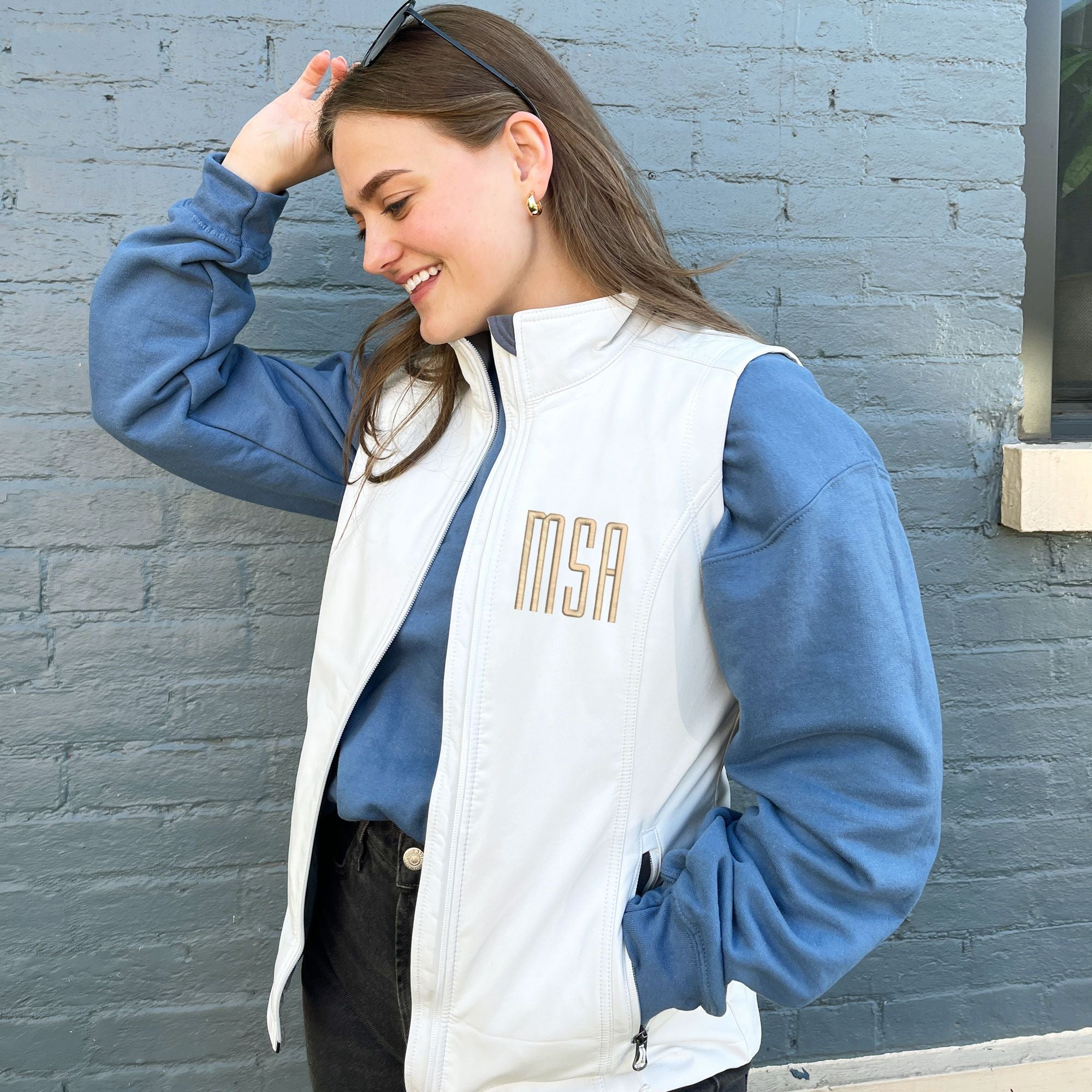 Monogrammed Soft Shell Vest | Ladies’ Personalized Embroidered Vest Monogrammed Soft Shell Vest | Ladies’ Personalized Embroidered Vest