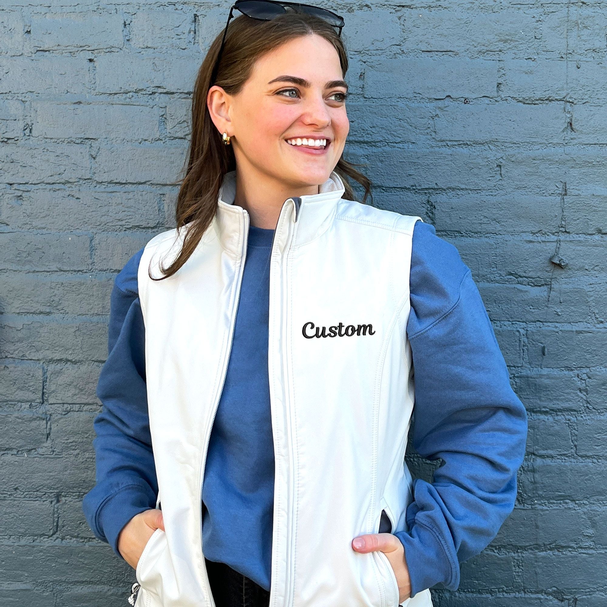 Monogrammed Soft Shell Vest | Ladies’ Personalized Embroidered Vest Monogrammed Soft Shell Vest | Ladies’ Personalized Embroidered Vest