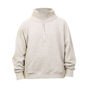 Custom Embroidered Ladies Boxy Quarter Zip Pullover 16 OATMEAL HEATHER 31179.jpg