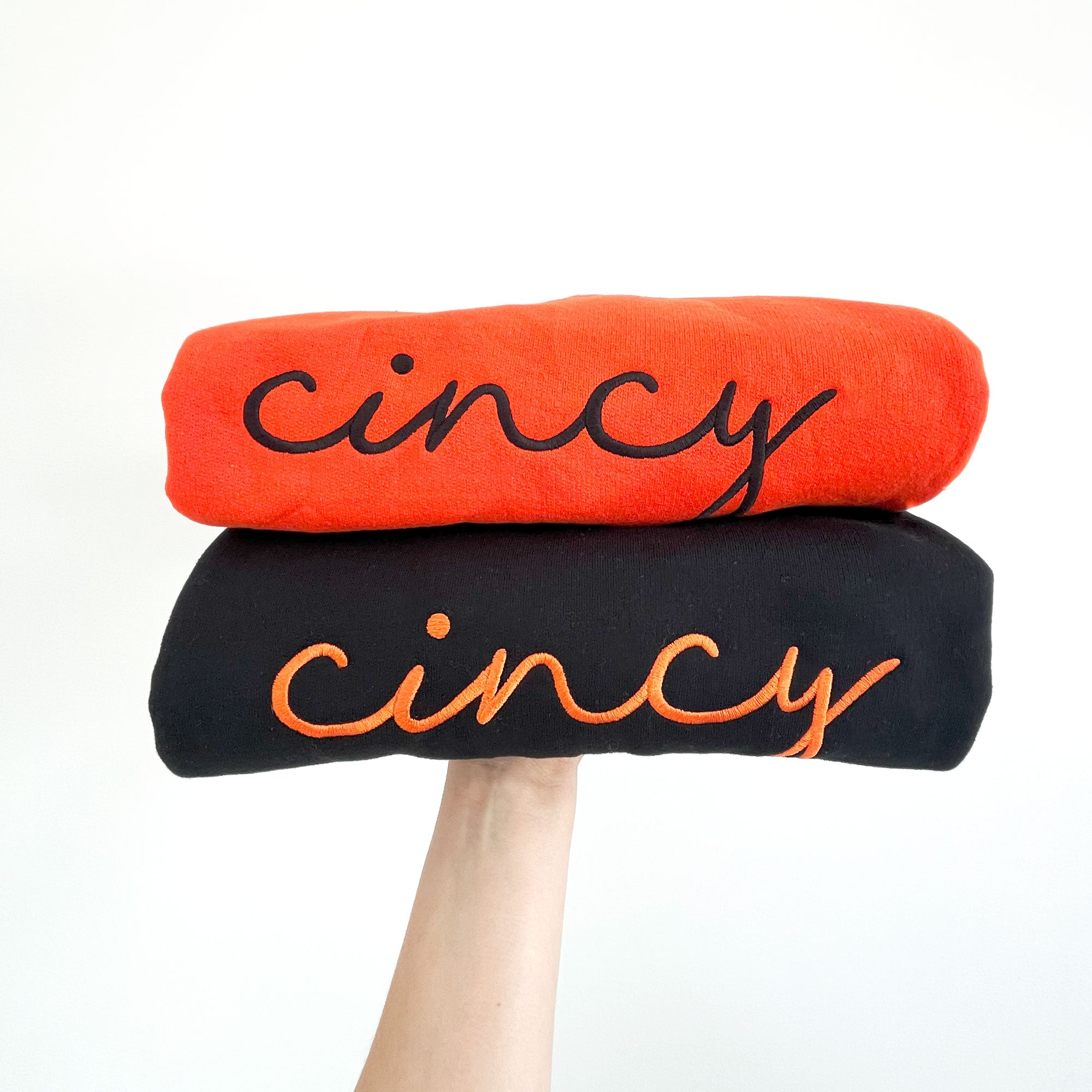 Cincy Embroidered Crewneck Sweatshirt Cincy Embroidered Crewneck Sweatshirt