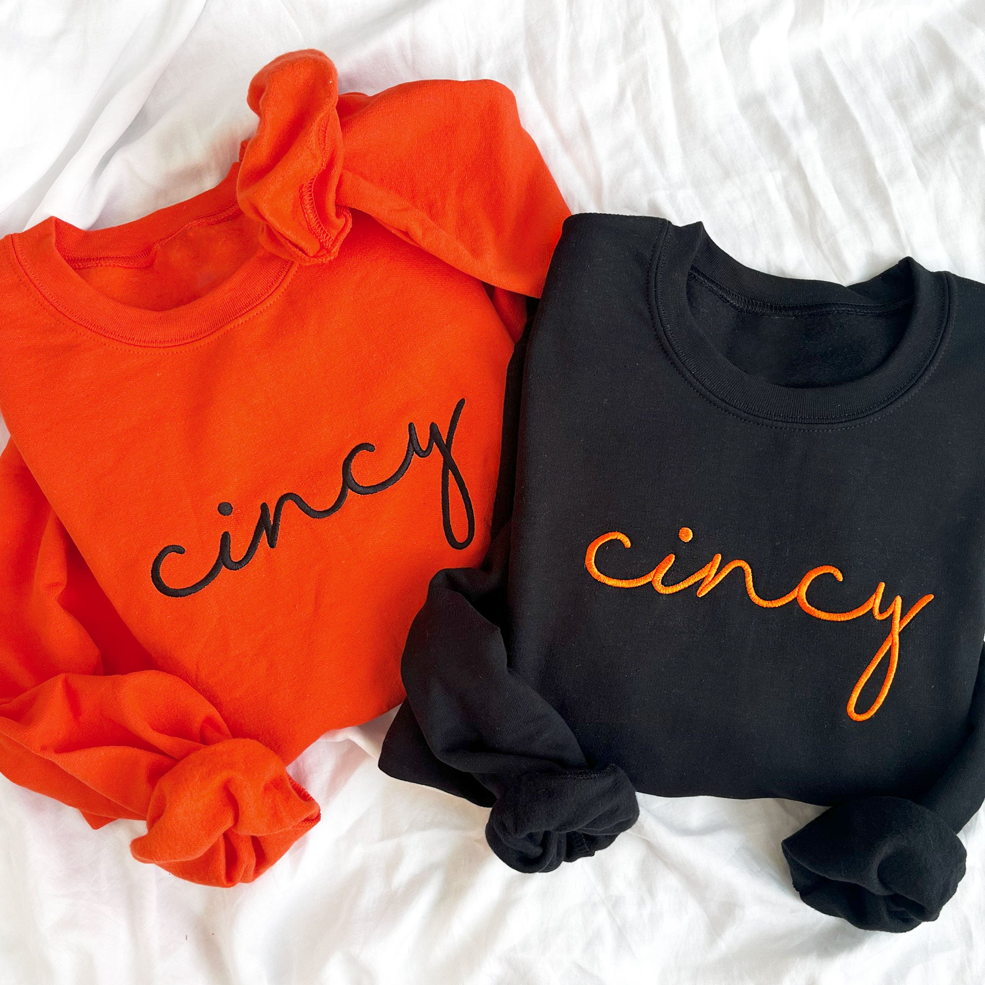 Cincy Embroidered Crewneck Sweatshirt Cincy Embroidered Crewneck Sweatshirt
