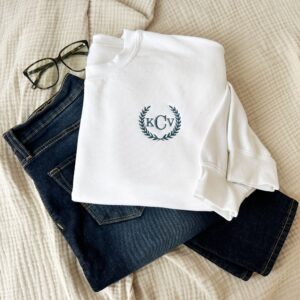 Embroidered Laurel Monogrammed Crewneck 1 Photo Mar 12 2024 1 38 48 PM.jpg