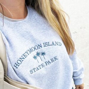 Custom Embroidered Vacation Pullover Sweatshirt