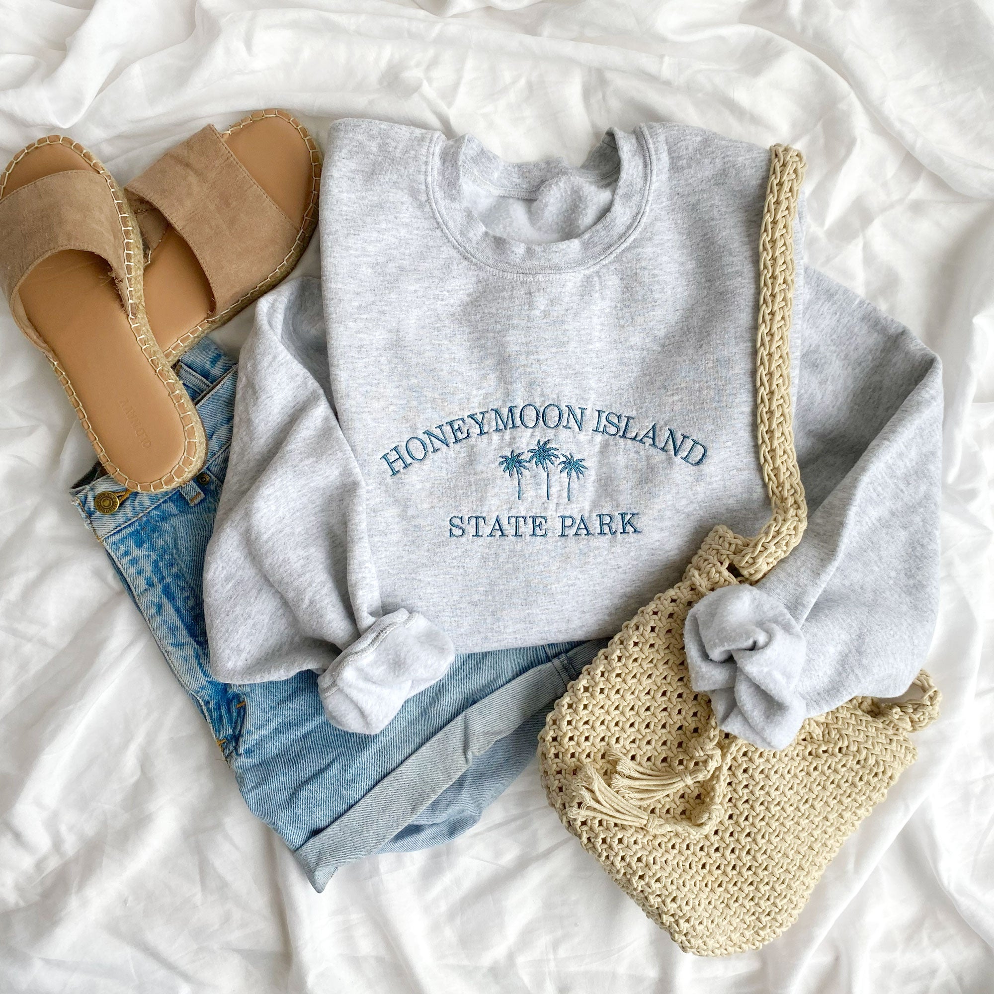 Custom Embroidered Vacation Pullover Sweatshirt Custom Embroidered Vacation Pullover Sweatshirt