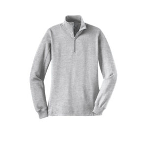 Personalized Bridal Embroidered Pullover Quarter Zip And Cuff Date 4 LST253 athleticheather flat front 05d50d55 7f5b 4b65 98f8 96dd5e0edf3a.jpg