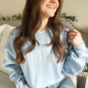 Bride Embroidered Gemma Crewneck Sweatshirt | Custom Bride Sweatshirt 1 Photo Jan 05 2024 12 25 51 PM.jpg