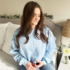Bride Embroidered Gemma Crewneck Sweatshirt | Custom Bride Sweatshirt 3 Photo Jan 05 2024 12 26 14 PM.jpg