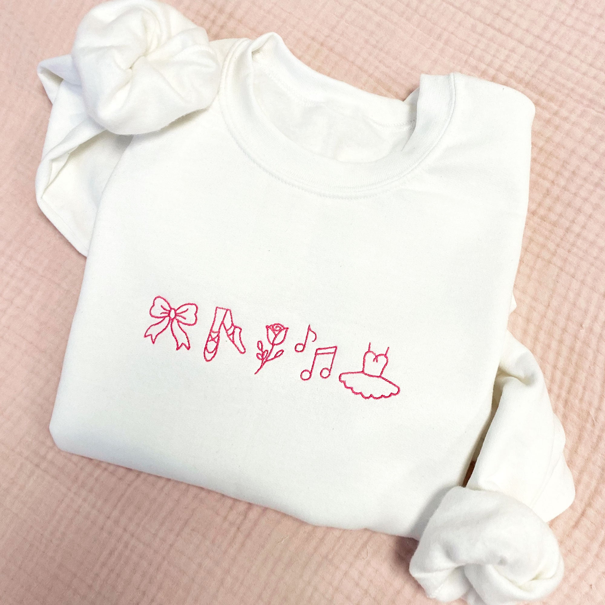 Embroidered Dance Icon Sweatshirt Embroidered Dance Icon Sweatshirt