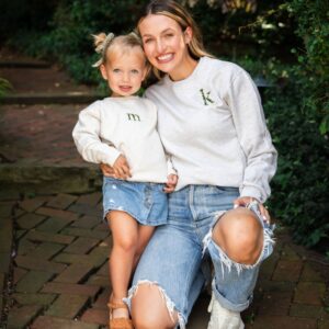 Floral Initial Embroidered Gemma Crewneck Sweatshirt 2 IMG 9506 3fc142c8 f768 4b4c a01f 57396520317b.jpg