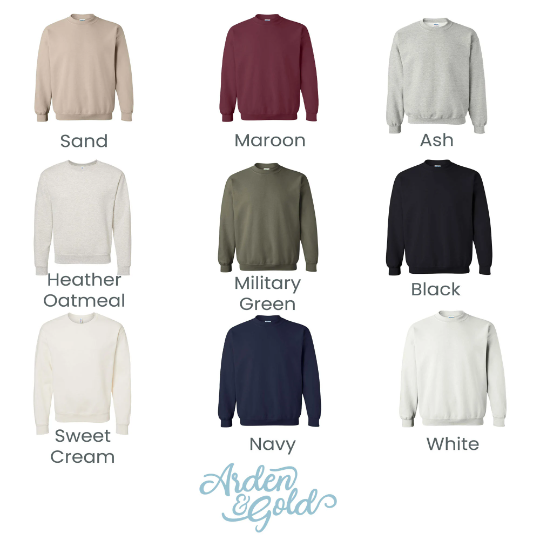 Floral Initial Embroidered Gemma Crewneck Sweatshirt Floral Initial Embroidered Gemma Crewneck Sweatshirt