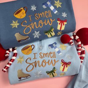 I Smell Snow Embroidered Sweatshirt 1 I Smell Snow Embroidered Sweatshirt 2.jpg
