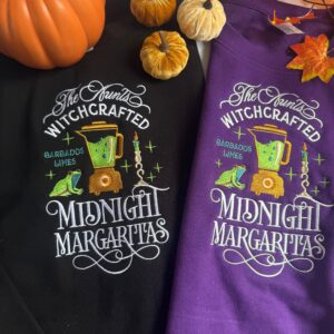Midnight Margaritas Embroidered Sweatshirt
