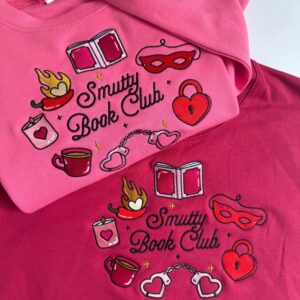 Smutty Book Club Embroidered Sweatshirt