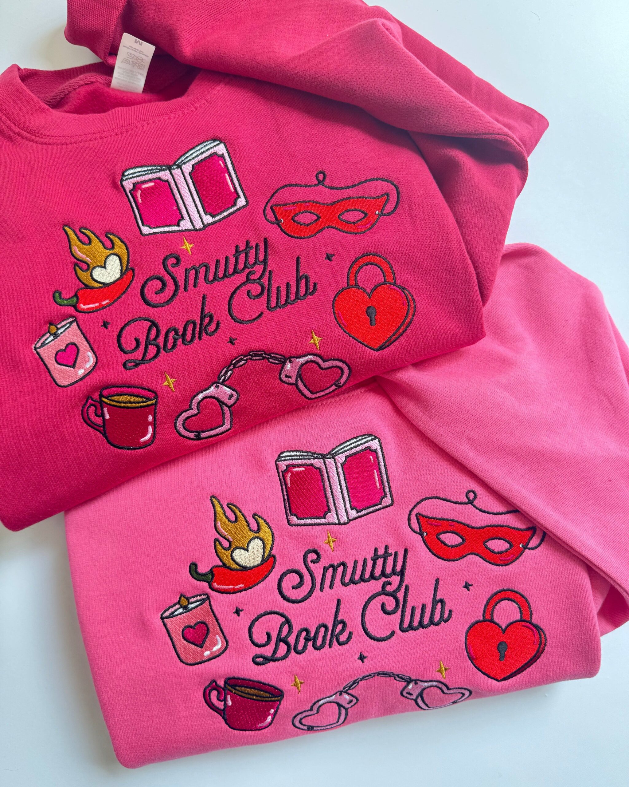 Smutty Book Club Embroidered Sweatshirt Smutty Book Club Embroidered Sweatshirt