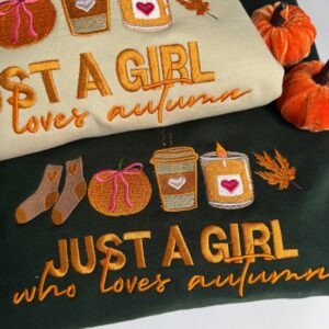 Just a girl who loves Autumn Embroidered Sweatshirt 2 Just a girl who loves Autumn Embroidered Sweatshirt 3.jpg