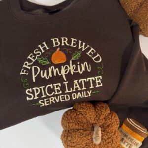 Pumpkin Spice Latte Embroidered Sweatshirt 1 Pumpkin Patch Embroidered Sweatshirt 2.jpg