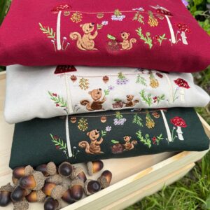 Magic Squirrel Party Embroidered Sweatshirt 4 Magic Squirrel Party Embroidered Sweatshirt 5.jpg