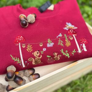 Magic Squirrel Party Embroidered Sweatshirt 5 Magic Squirrel Party Embroidered Sweatshirt 6.jpg