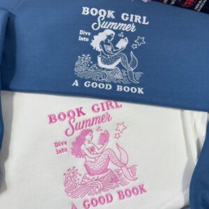 Summer Book Club Embroidered Sweatshirt