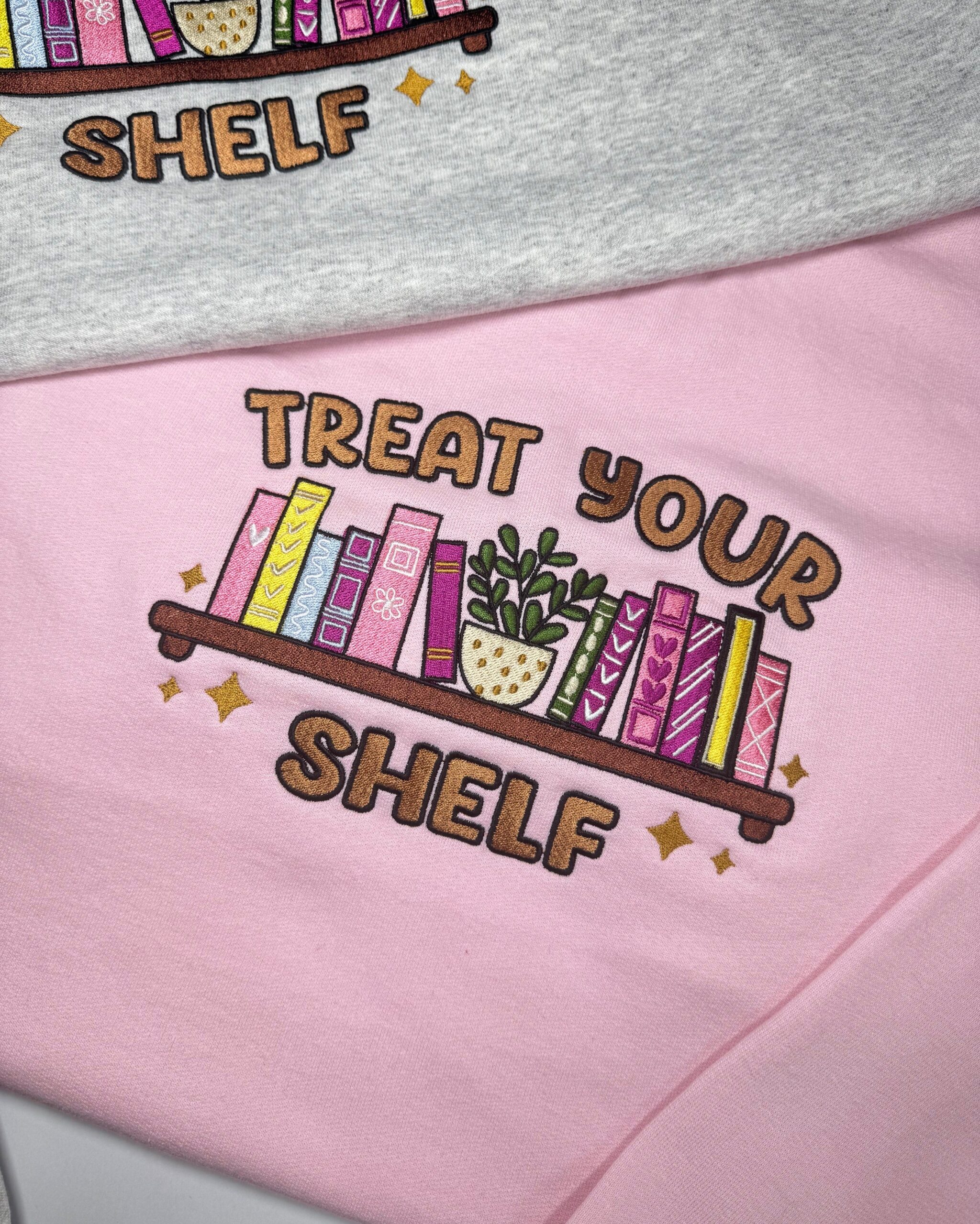 Treat your Shelf Embroidered Sweatshirt Treat your Shelf Embroidered Sweatshirt