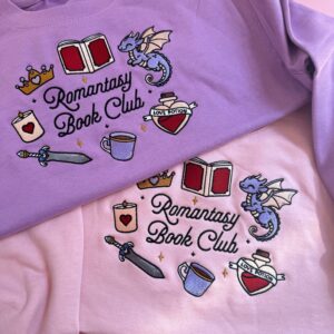 Romantasy Book Club Embroidered Sweatshirt