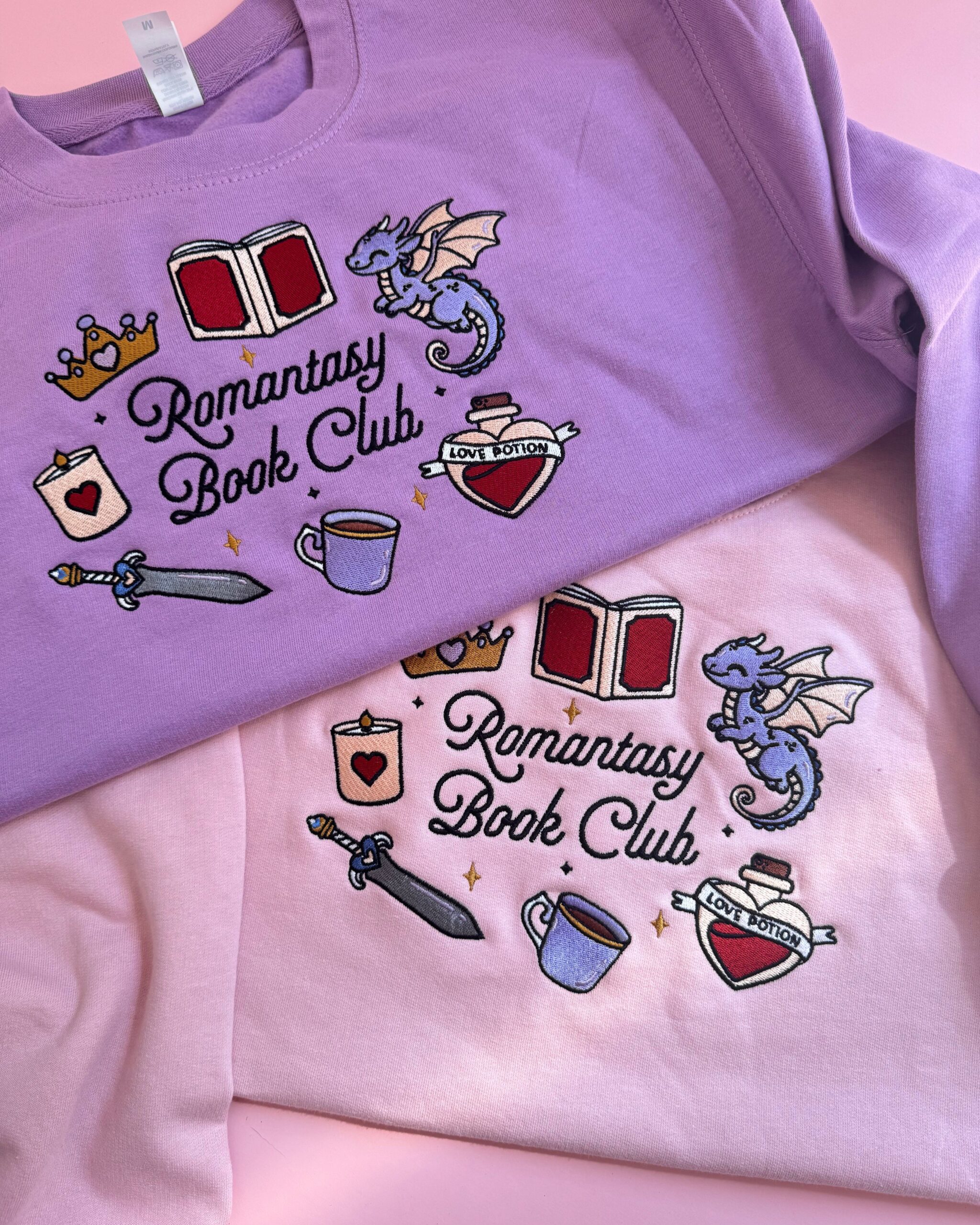 Romantasy Book Club Embroidered Sweatshirt Romantasy Book Club Embroidered Sweatshirt