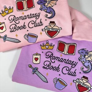 Romantasy Book Club Embroidered Sweatshirt 1 Romantasy Book Club Embroidered Sweatshirt 3.jpg